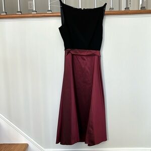 Talbots sleeveless dress, silk skirt and tie, fully lined. New with tags